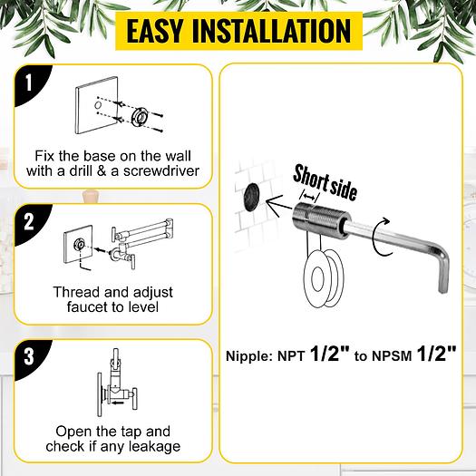 Used Pot filler faucet