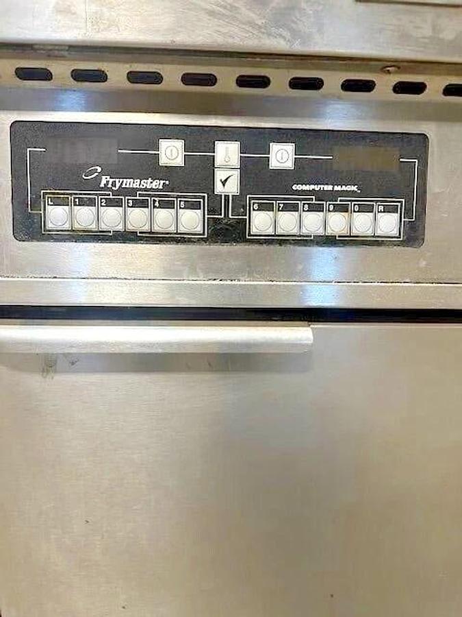 Used "FRYMASTER FPC128/236" ELECTRIC 2 FRYING WELLS, DUMP STATION, PASTA COOKING WELL