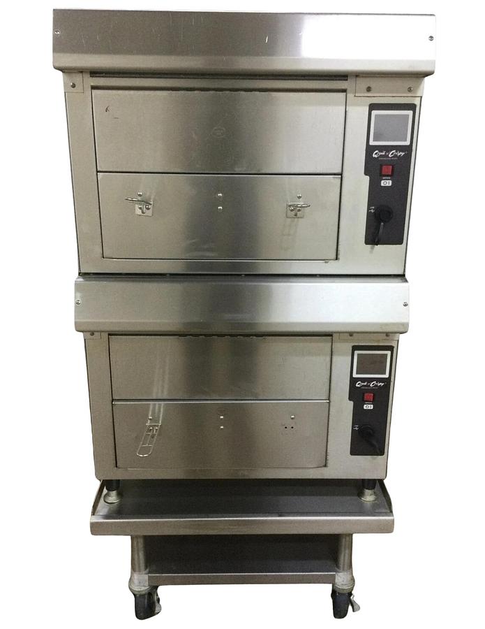 Used Quik n' Crispy GF5 Double Greasless Ventless Commercial Air Fryer Oven