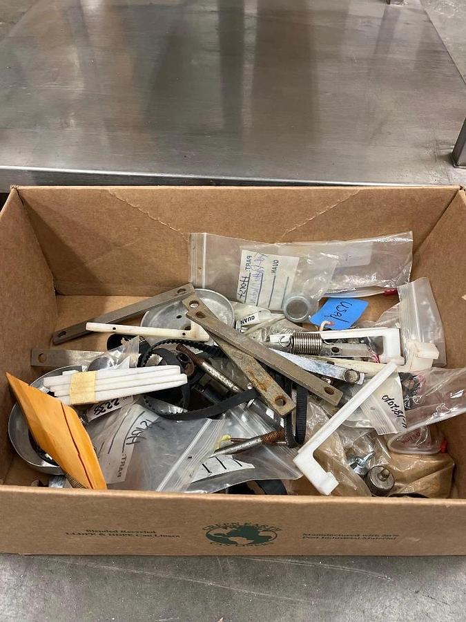 Used Hollymatic Super 54 patty machine with mold plates and accessories