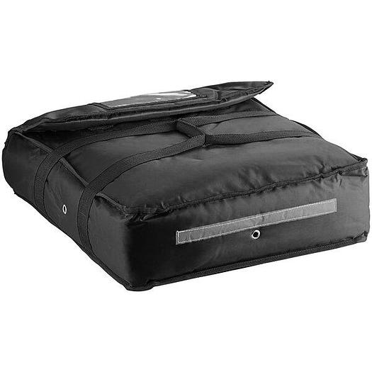 Insulated Pizza Delivery Bag, Soft-Sided Heavy-Duty Nylon, 18" x 18" x 5" - Holds Up To (2) 16" Pizza Boxes or (1) 18" Pizza Box