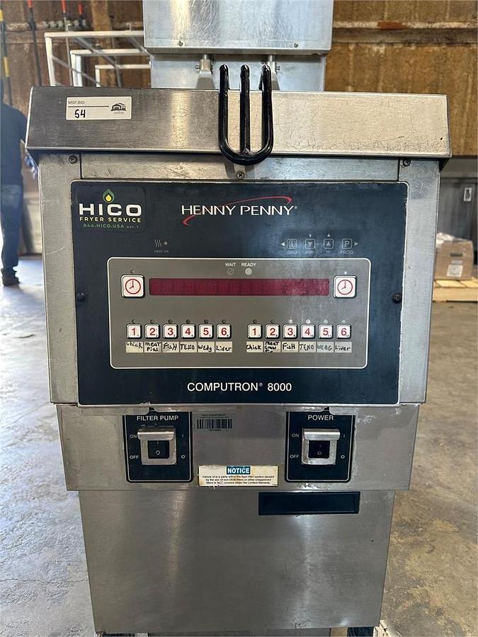 Used Henny Penny Commercial Gas Fryer