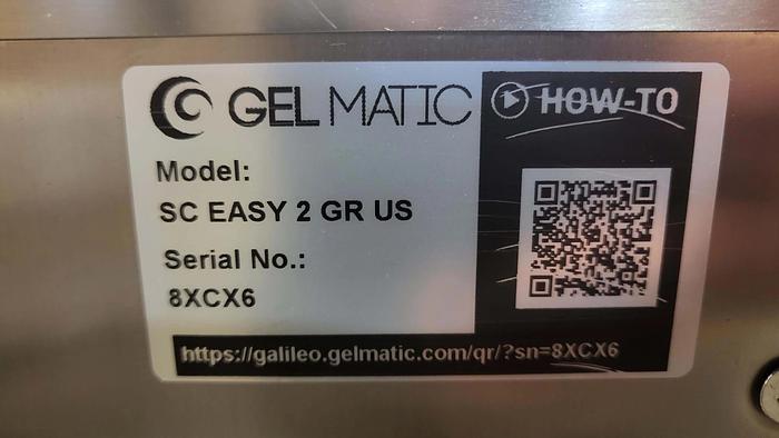 Refurbished Gel Matic SC-EASY-2GR Ice Cream Machine