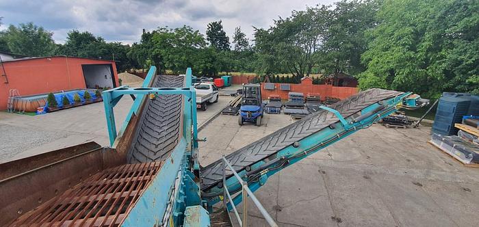 Used Powerscreen Warrior 1800 tracked scalping screen