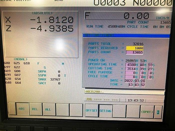 Used Romi M27 CNC Combination Teach Lathe