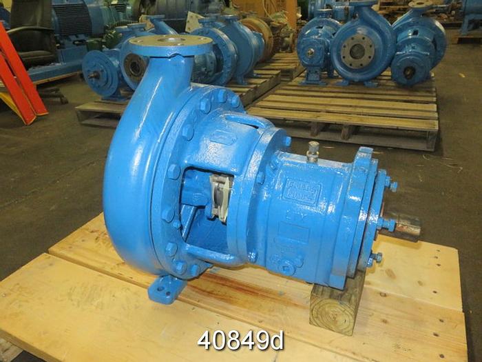 Used Goulds 3196 2x3x13 Pump, Titanium Casing, 5-Vane, 11" SS Impeller #40849