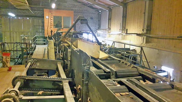 Used 1974 ARI Sweden Complete sawline ARI with 2 sas KL10 and KL12 and edger