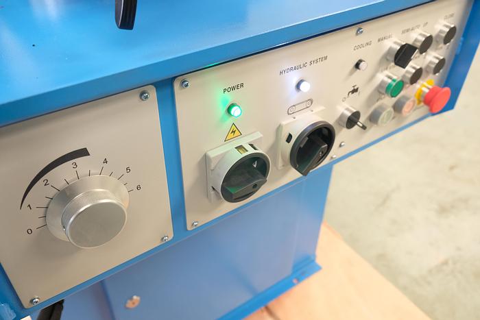 Mach- Cut 315 Semi Automatic double Mitre Bandsaw