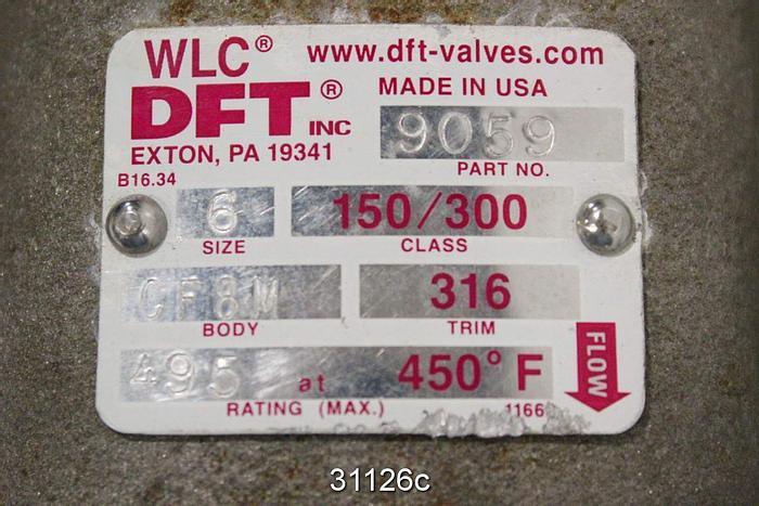 Used DTF WLC 6" Check Valve #31126