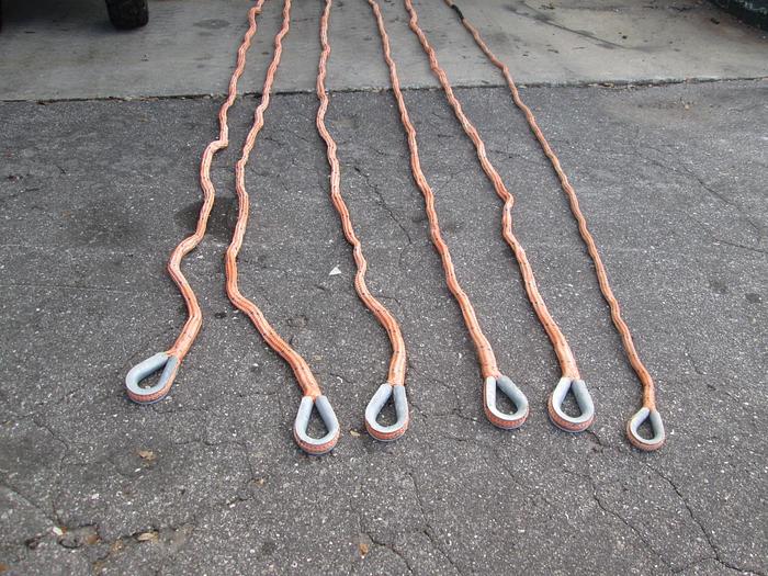 Used Crane Rigging Rope with Metal End