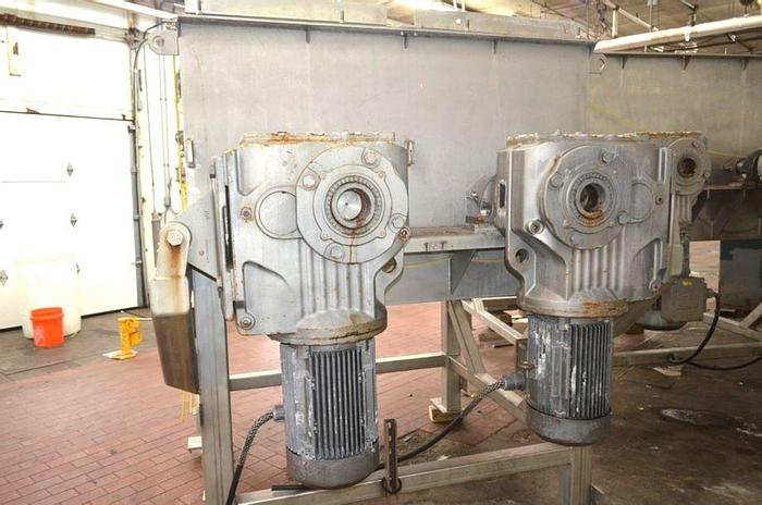 Used 95 CU. FT. / 3,000 LBS. MTC TWIN SHAFT RIBBON BLENDER - S/S
