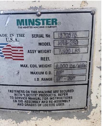 Used 1996 MINSTER E2-300-72-42