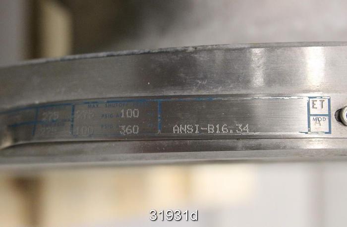 Used Neles Jamesbury A 6" Ball Control Valve #31931