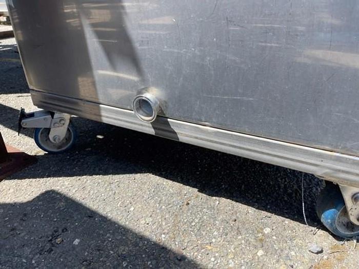 Used 240 Gallon Stainless Steel Rectangular Tank