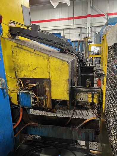 Used APEX 10 TON 30 INCH DUAL STATION TABLE UP VERTICAL BROACHING MACHINE