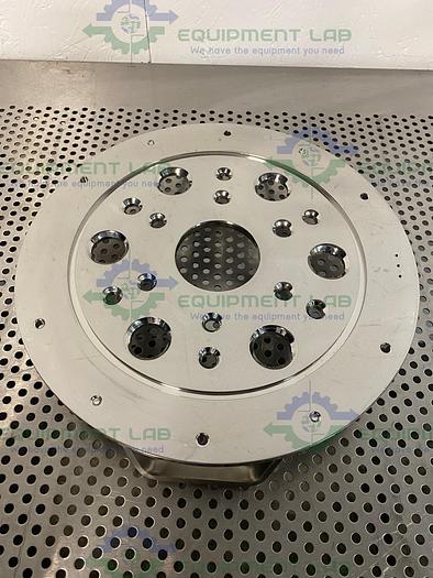 Used Allen Scientific Glass 15 Liter Glass Bioreactor Vessel w/ Headplate and Frame