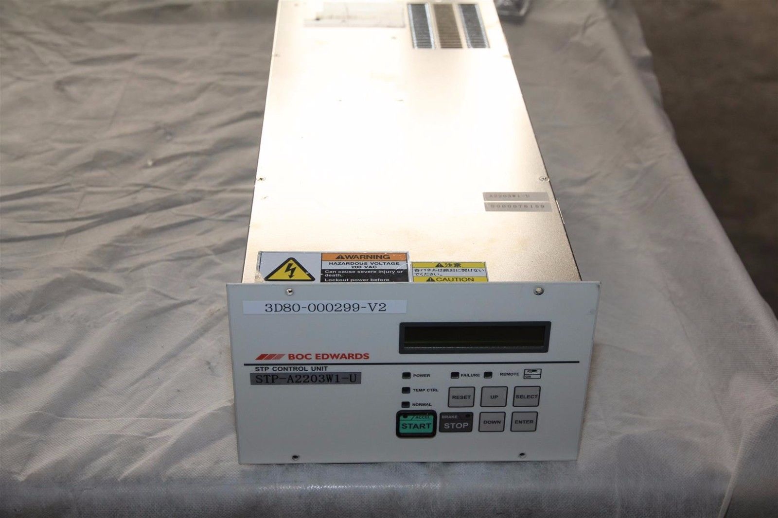 Used BOC Edwards Control Unit STP-A2203W1-U Turbomolecular Pump Control Unit
