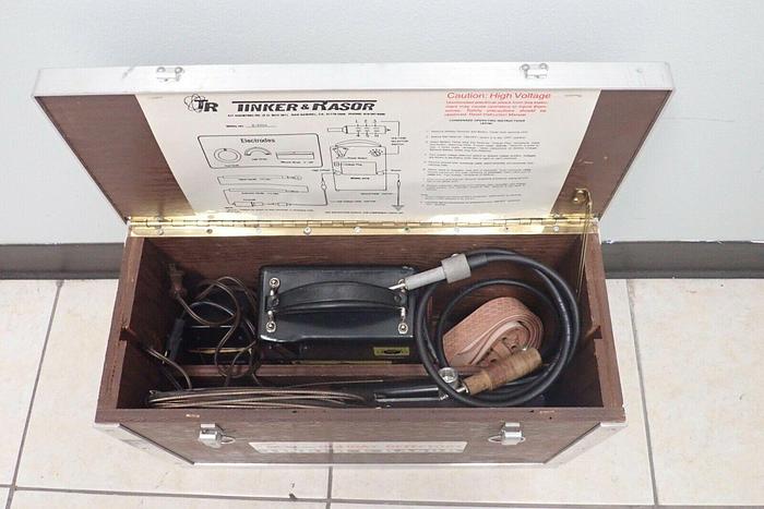 Used Tinker & Rasor Model AP/W Holiday Detector High Voltage Detector w/ Travel Case