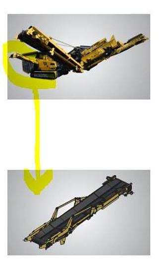 Gebraucht Seitenband für eine R3h Prallbrechanlage