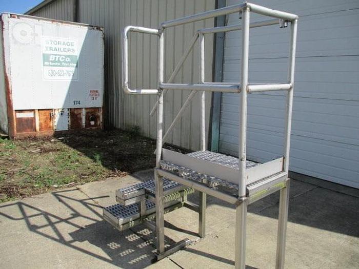 Used Work Platform; 34"x34" with Stairs