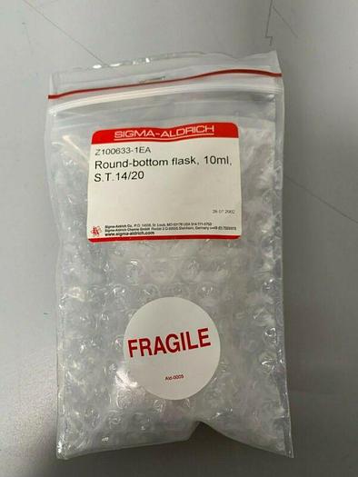 Used Sigma-Aldrich Z100633-1EA 10mL Round-Bottom Flask