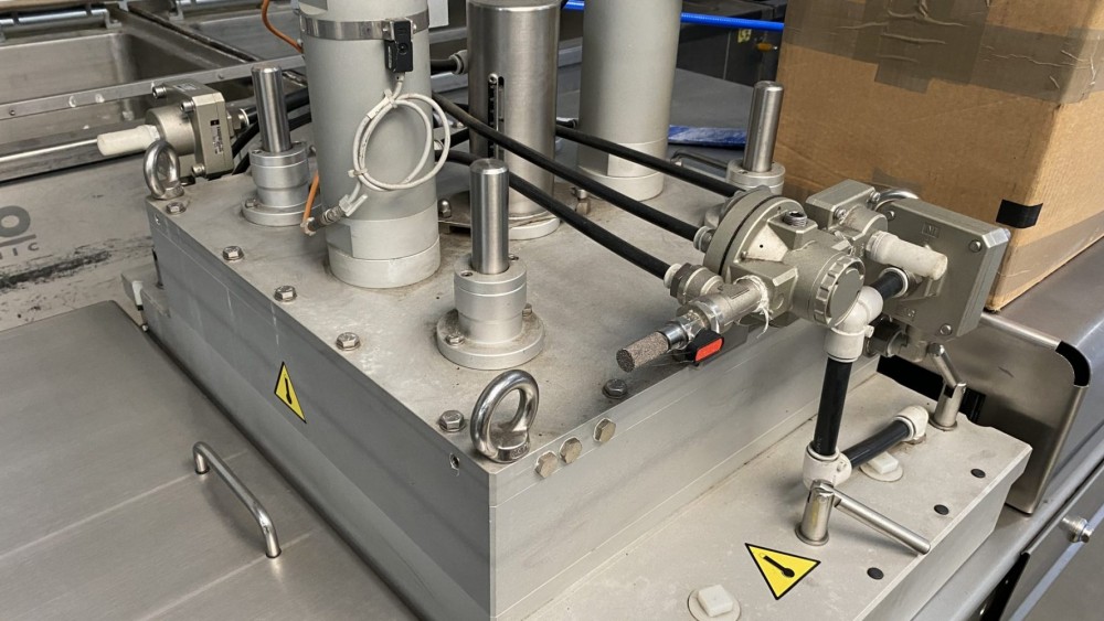 Ulma high speed thermoformer, TF700 with MAP option.