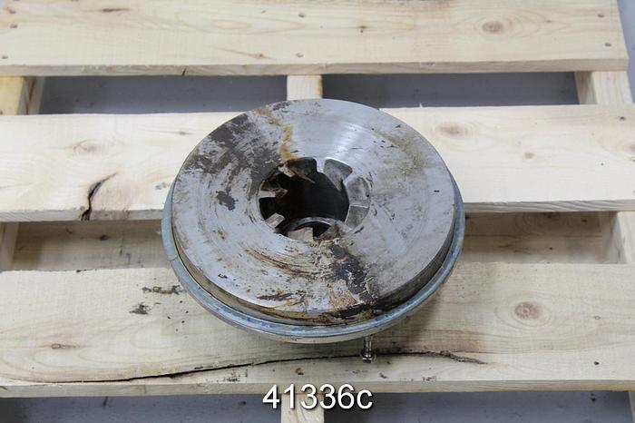 Used Goulds 3196 10" Diameter Stainless Steel Stuffing Box #41336