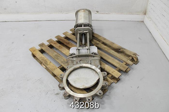 Used North Port Valves 14" Air Operated Knife Gate Valve #43208