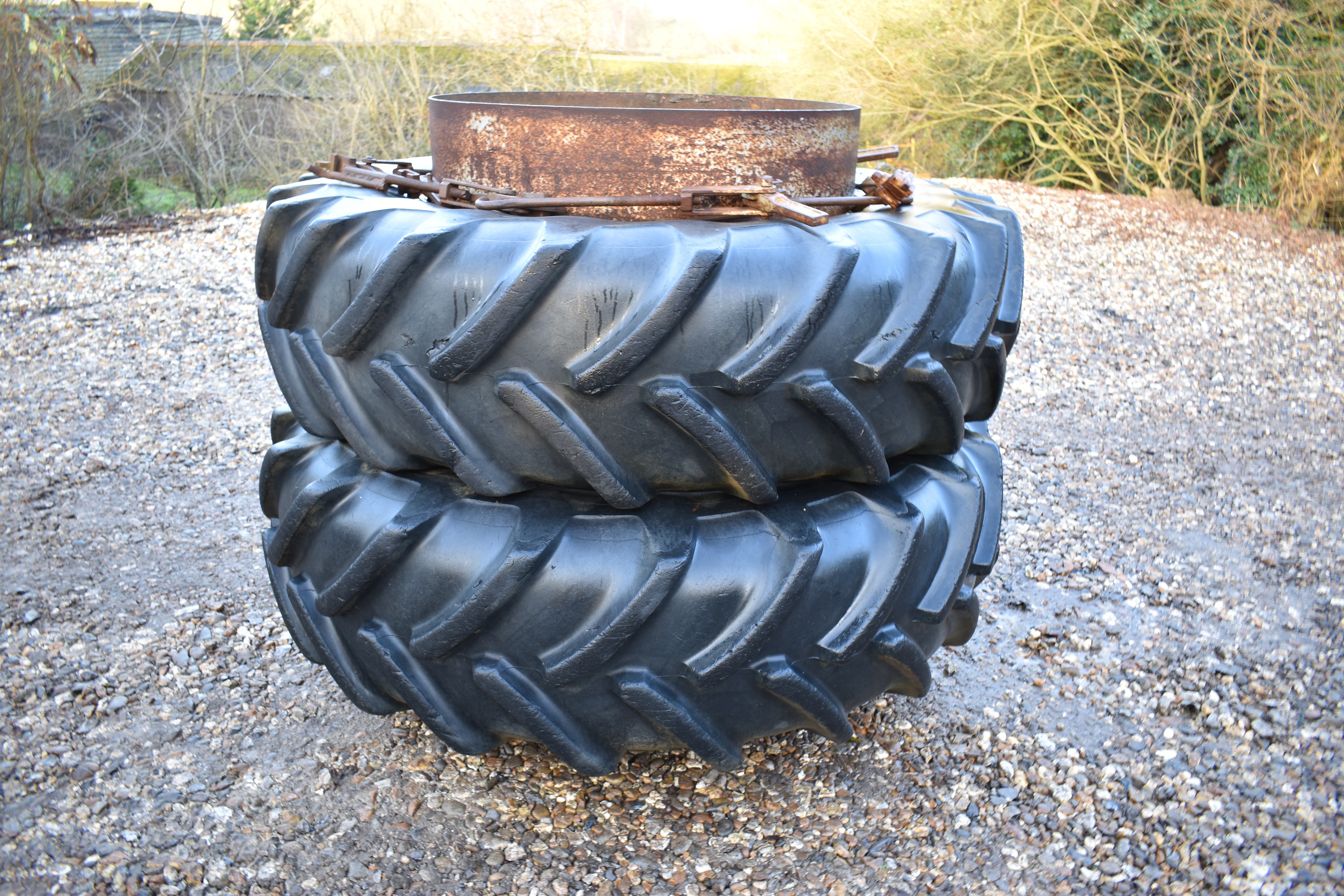 Used Michelin 18.4 R38 Dual Wheels and Tyres