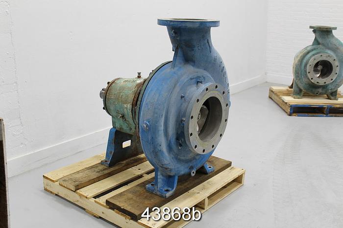 Used Goulds 3175 10x12x22 Pump, Stainless Steel Casing, 4-Vane Stainless Steel Impeller #43868