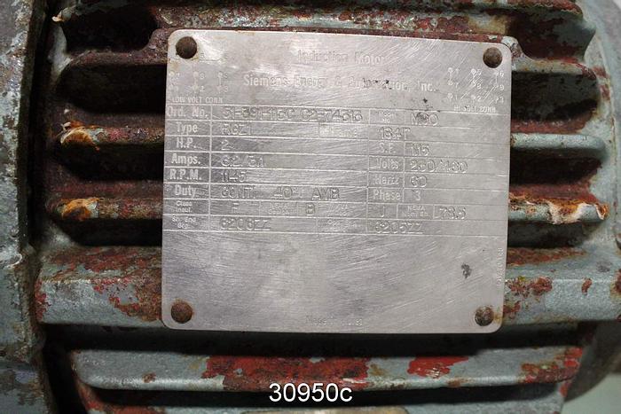 Used Black Clawson #3 Pulper Drive Oil Lubrication System #30950