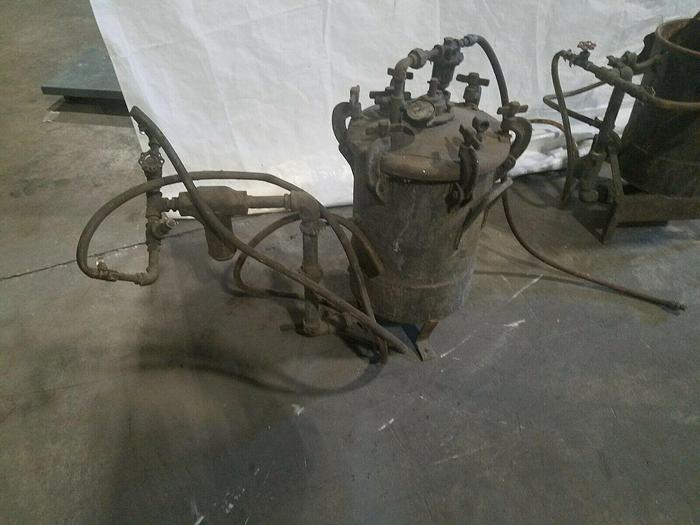 Used Greco Mixing Pressure Paint Tanks Four Total One Price