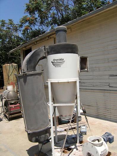 Used Dust Collector, Baghouse, 1,973 CFM, Oneida, Pro 2000, 5 HP #S740432