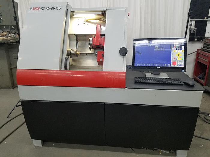 Refurbished 1999 EMCO PC TURN 125 CNC LATHE with upgraded 2018 Centroid Touch Screen Controller