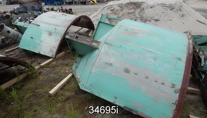 Used Kadant 14' Pulper, 57" Vokes Rotor, Diamond Grip Extraction Plate #34695