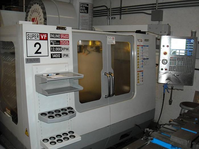 Used 2007 Haas VF-2SS 12000RPM Spindel, Ready for 4th Axis