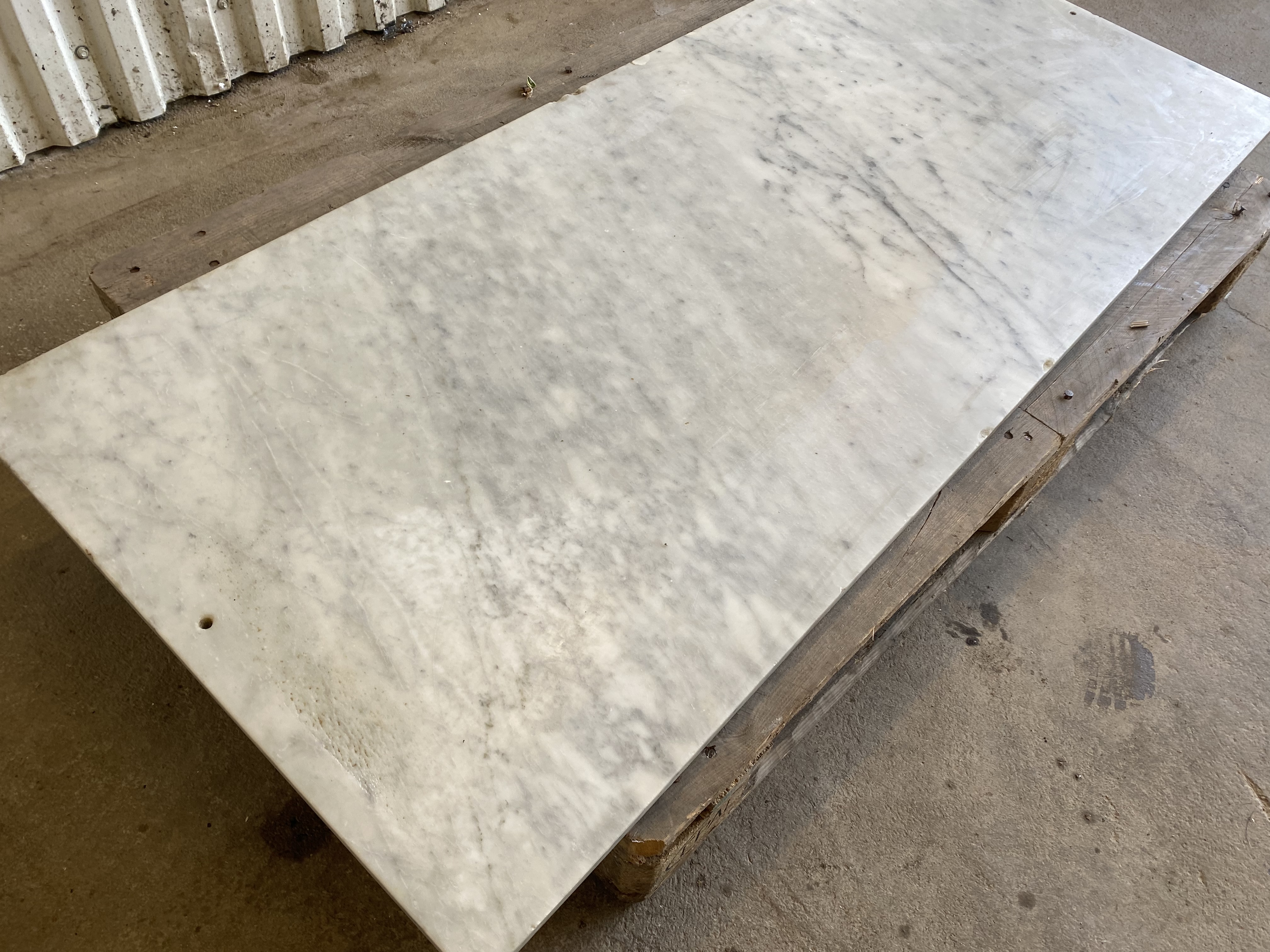 Begagnad Marmorplatta 150x64cm