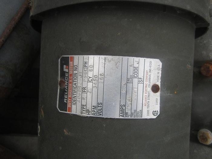 Used Pump, Centrif., 2 HP, Carver, 1-1/4" In/Out, C/st (6) #S739481