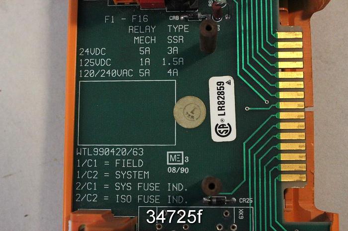 Used Bailey NRDO02 L700712 C1 Relay Output Termination Board #34725