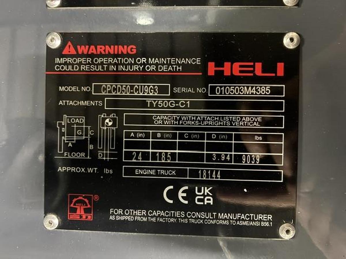 2026 Heli CPCD50-CU9G3