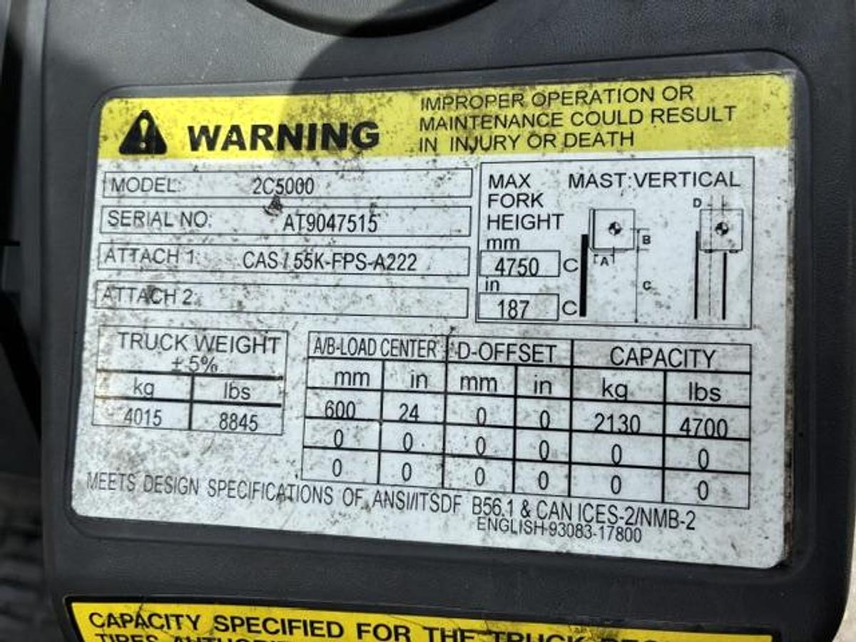 Used 2021 Caterpillar 2C5000