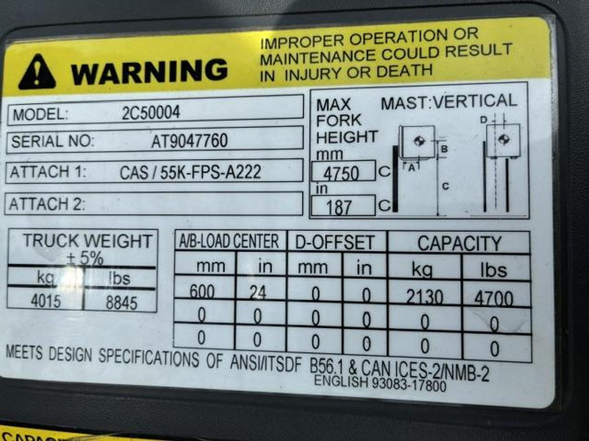 Used 2021 Caterpillar 2C5000