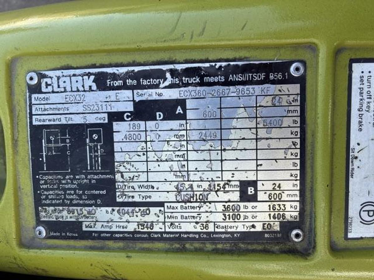 Used 2014 Clark ECX25