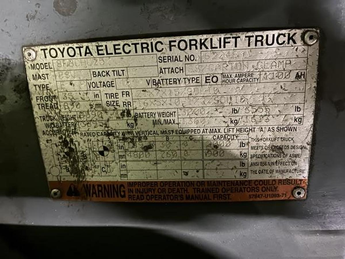 Used 2015 Toyota 8FBCHU25