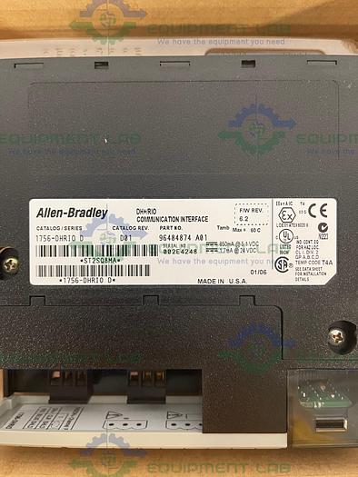 Allen Bradley 1756-DHRIO ControlLogix Series D DH+ Rio Communication Interface