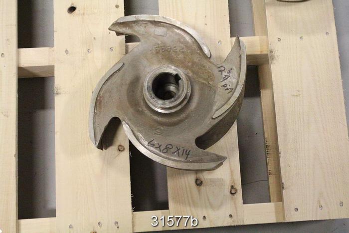 Used Goulds 3175 Pump Impeller, 6x8x14 #31577