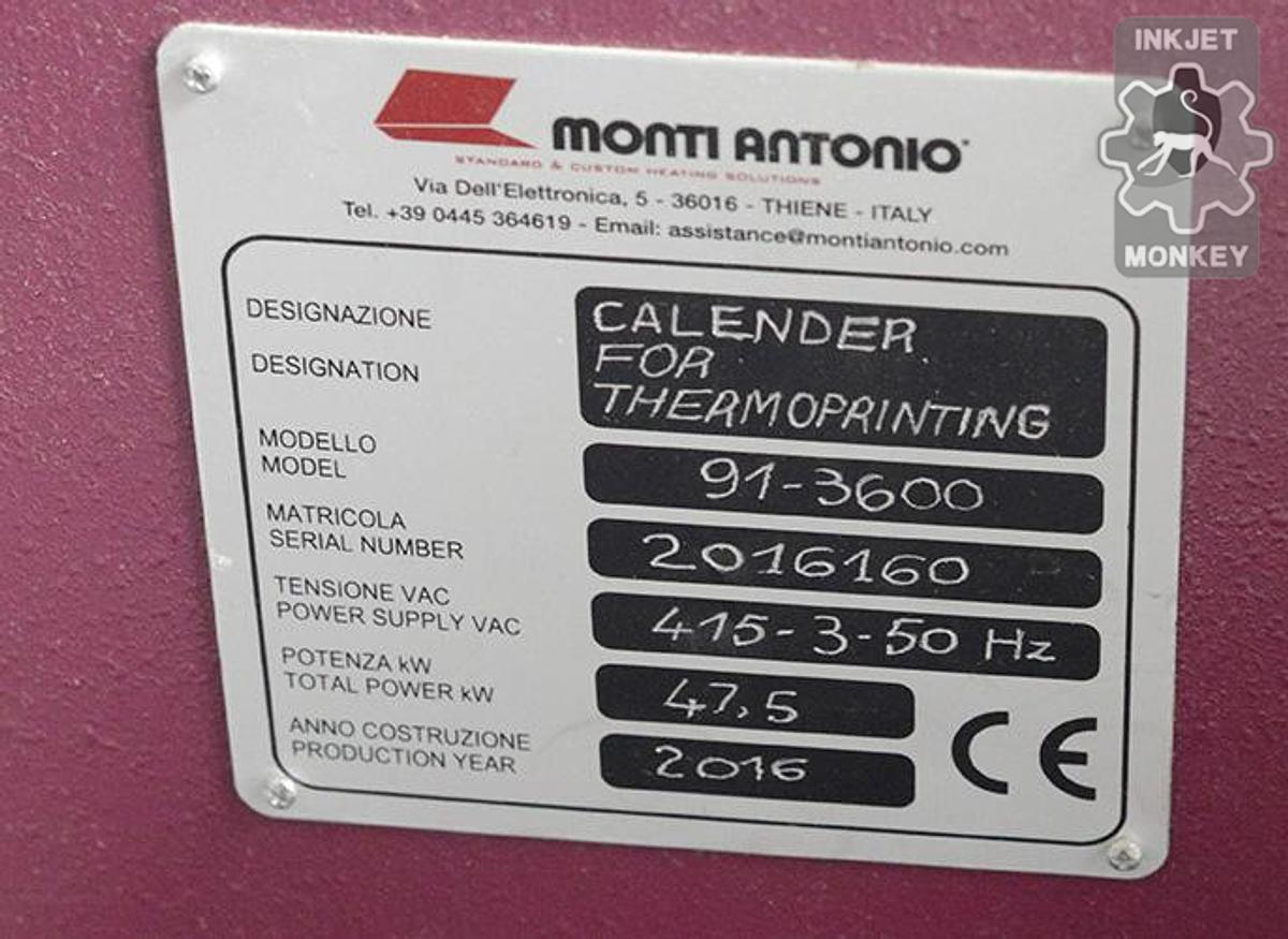 Used 2016 EFI FabriVu 340 and 2016 Monti Antonio 91-3600