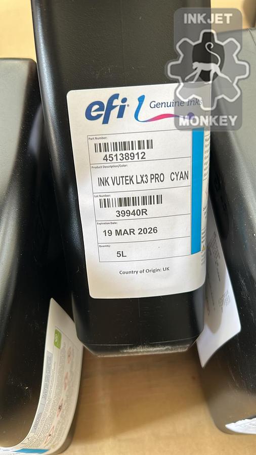 ONE OFF SALE OF EFI VUTEk LX3 Pro INK