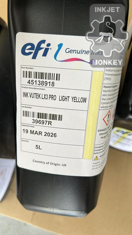 ONE OFF SALE OF EFI VUTEk LX3 Pro INK