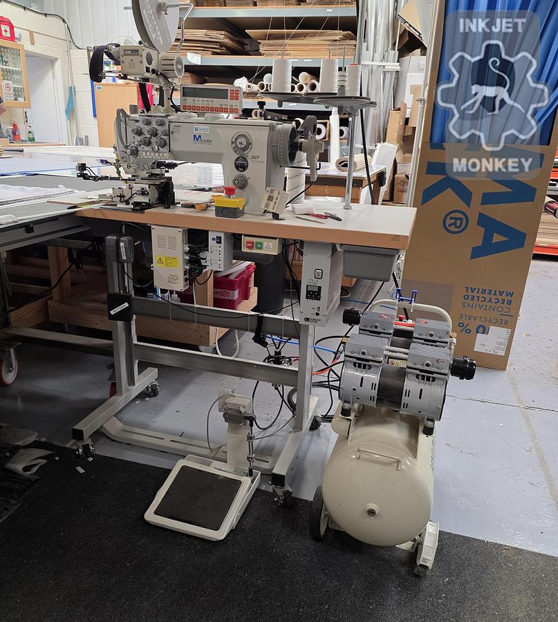 Used Solent Texsew Pro Conveyorline with compact conveyor